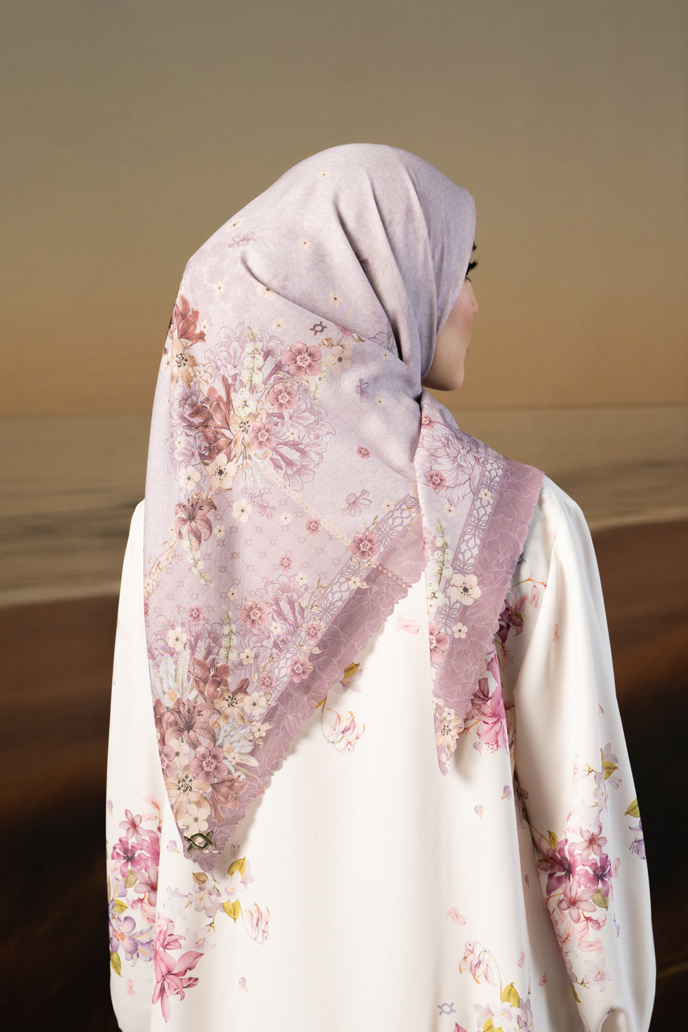 Alessia Scarf Autumn Rose