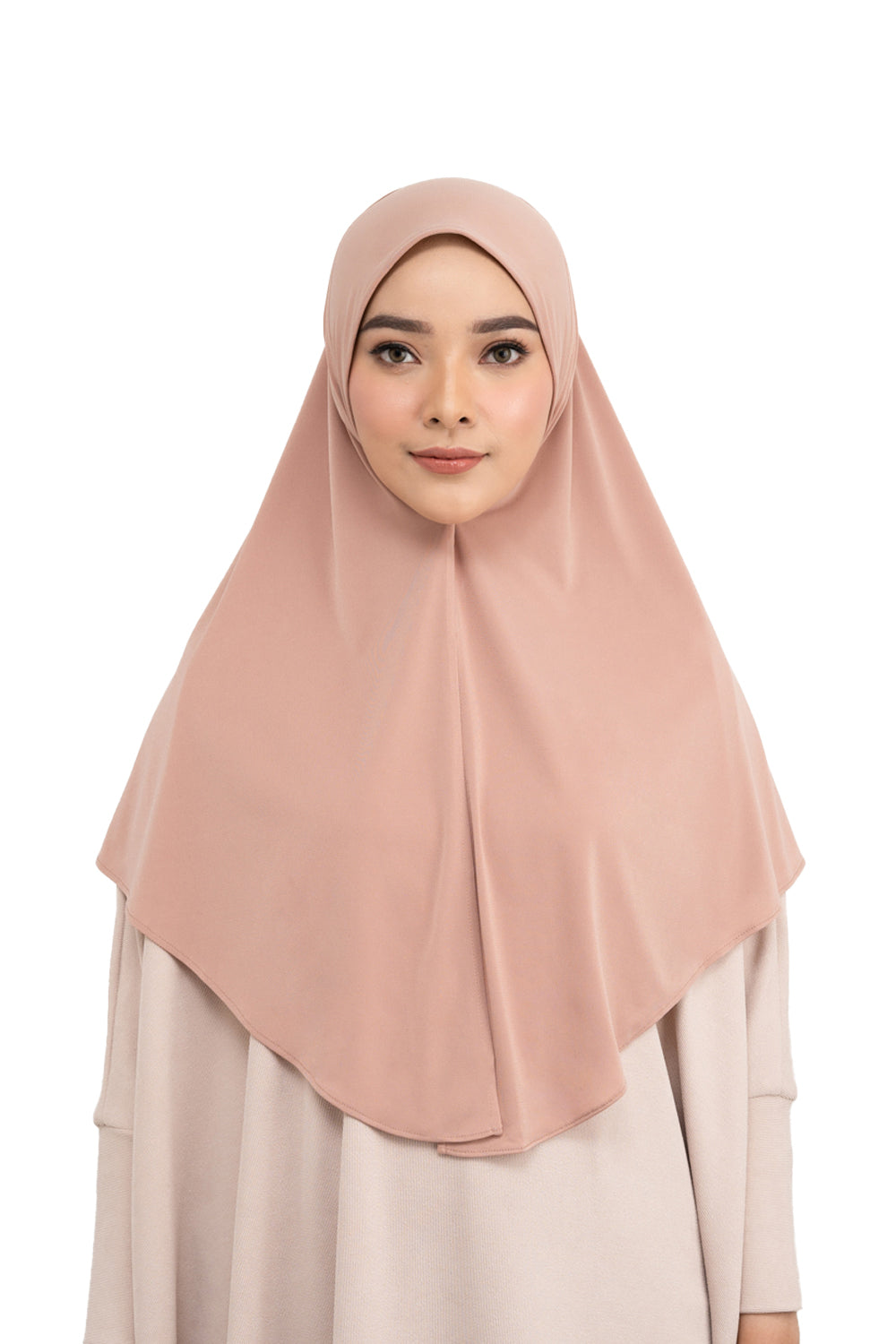 Paloma Instant Hijab Brown