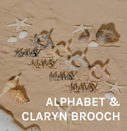 Alphabet & Claryn Brooch