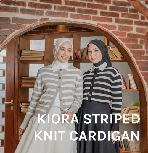 Kiora Striped Knit Cardigan