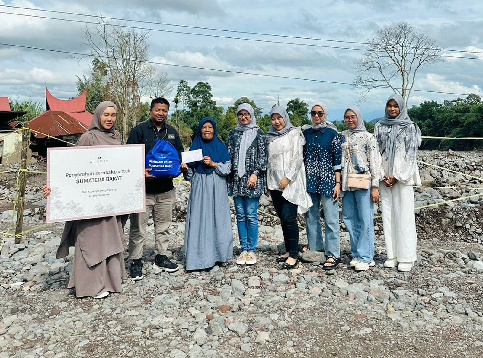 #KlambyBergerak: Penggalangan dan Penyaluran Dana untuk Tanah Datar