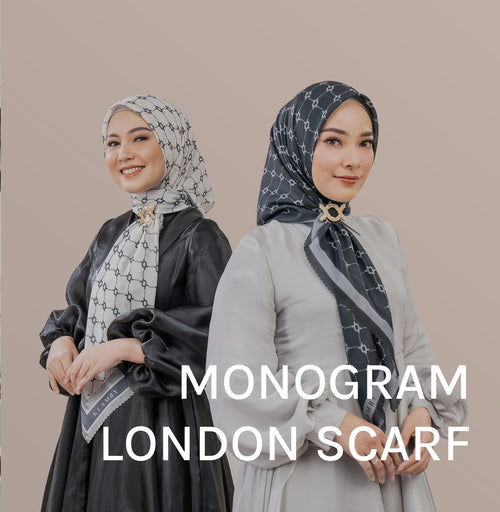 Syal London Monogram