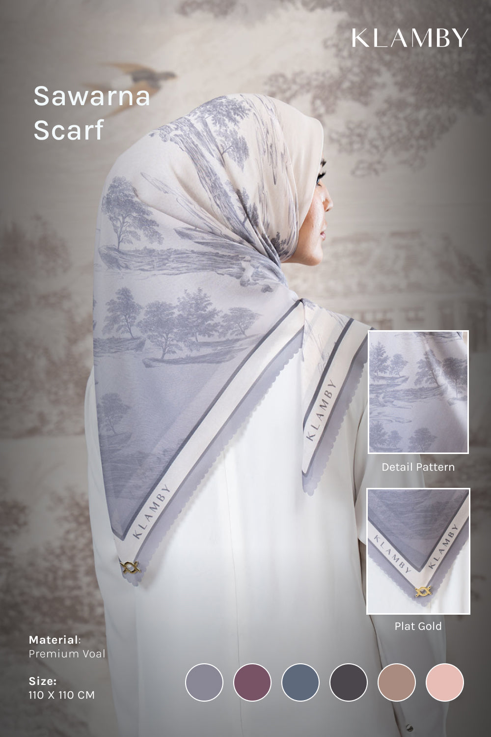Sawarna Scarf Driftwood