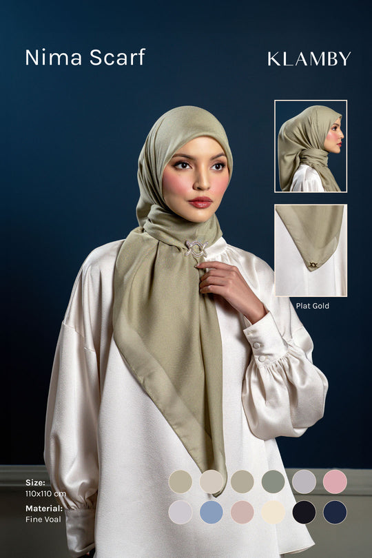 Nima Scarf Harbor Blue