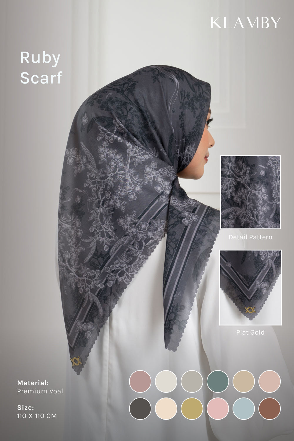 Ruby Scarf Ocean Mist