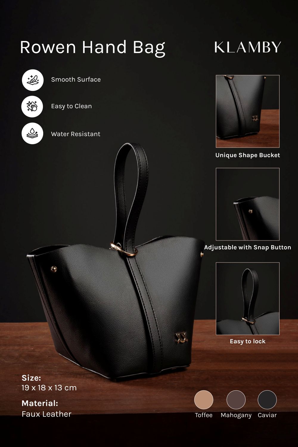 Rowen Handbag Caviar