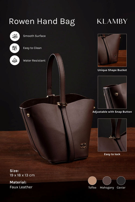 Rowen Handbag Mahogany