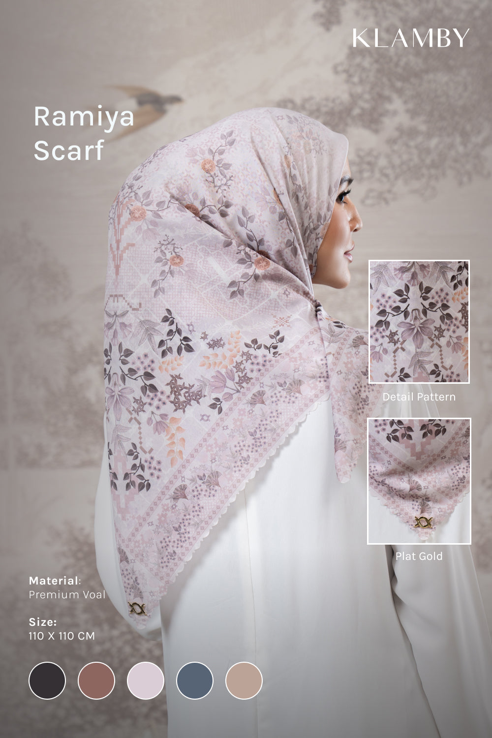 Ramiya Scarf Mutiara Embun
