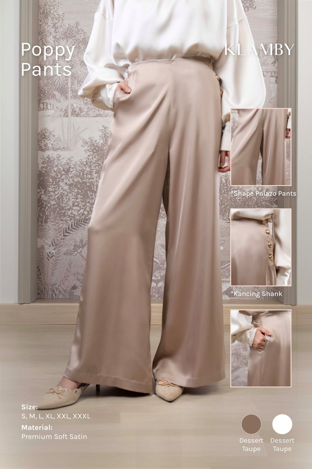 Poppy Pants Desert Taupe