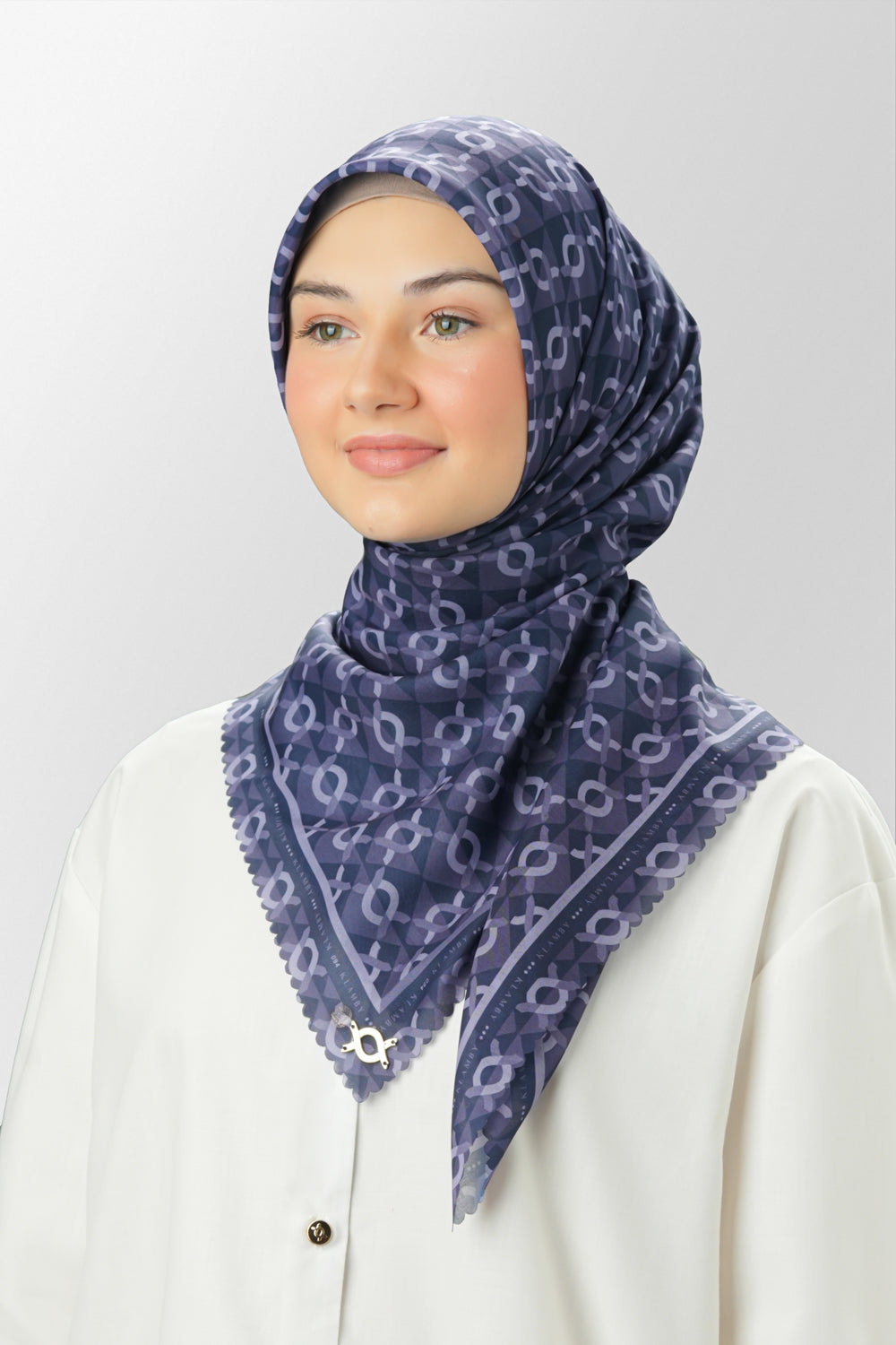 Medium Monogram Scarf 94 Mulberry