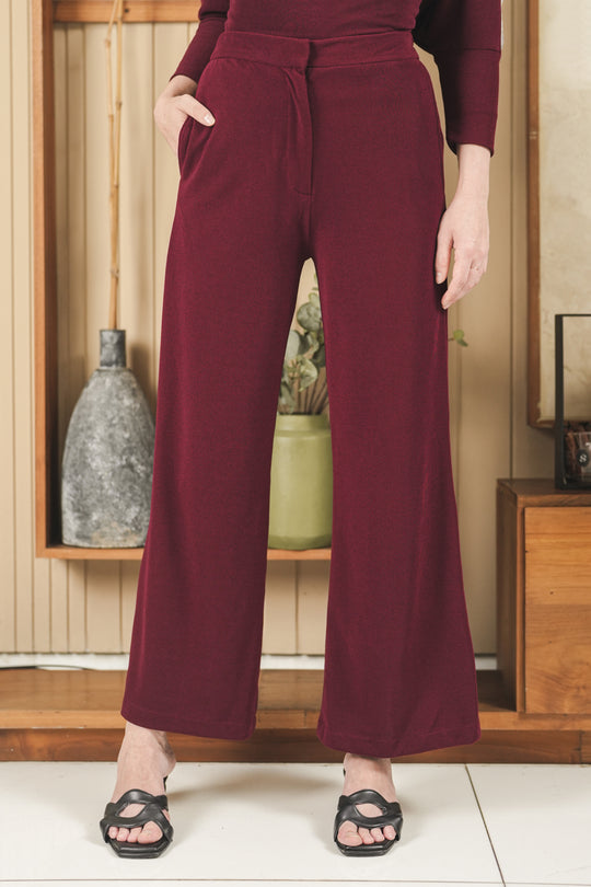 Naraya Loose Pants Wild Plum