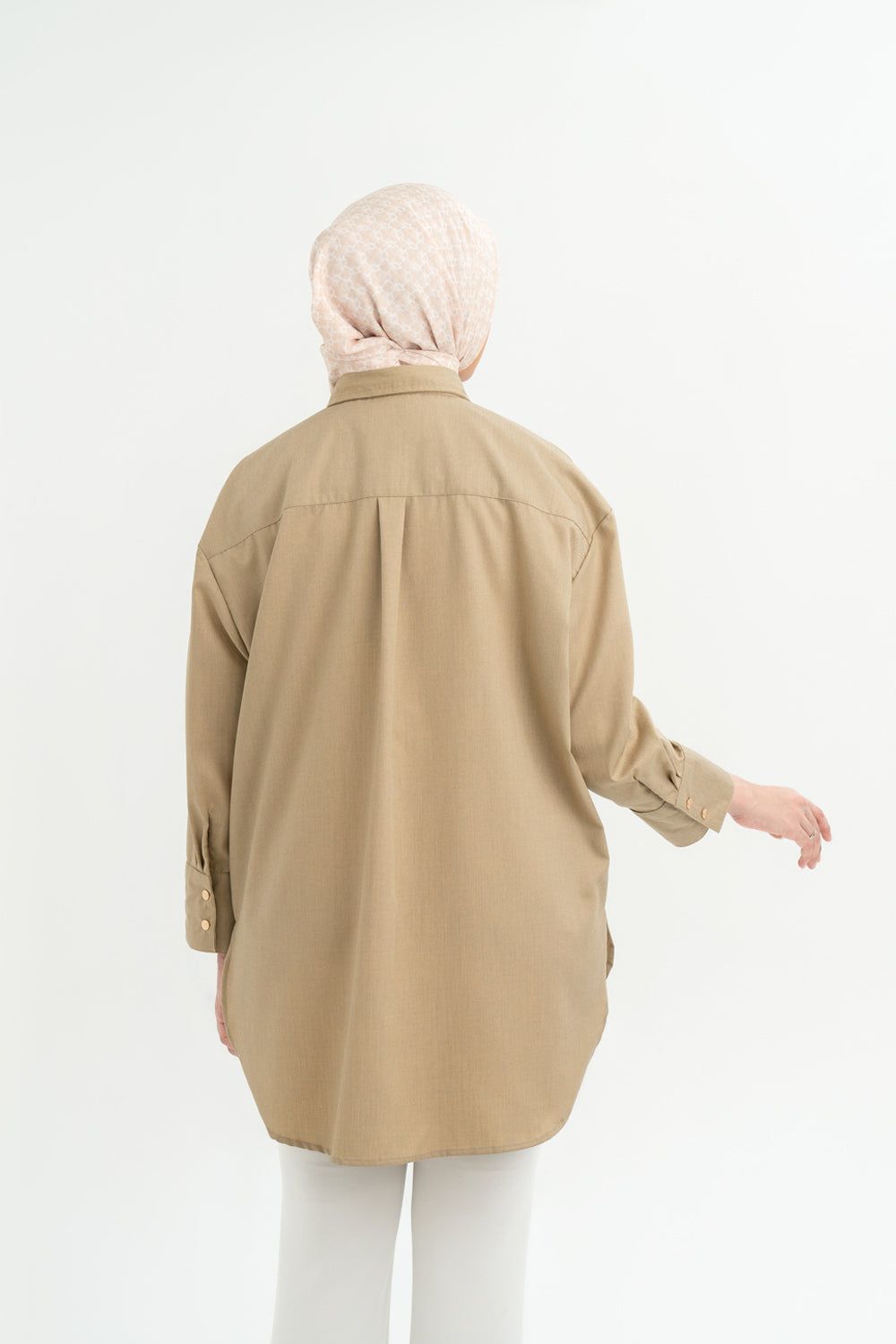 Kemeja Shanaz (Minor) Beige Tan