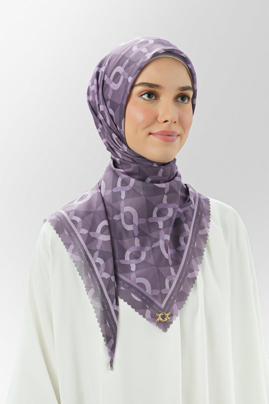 Grande Monogram Scarf 97 Mauve