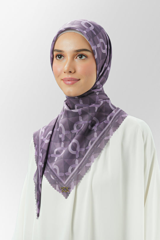 Grande Monogram Scarf 97 Mauve