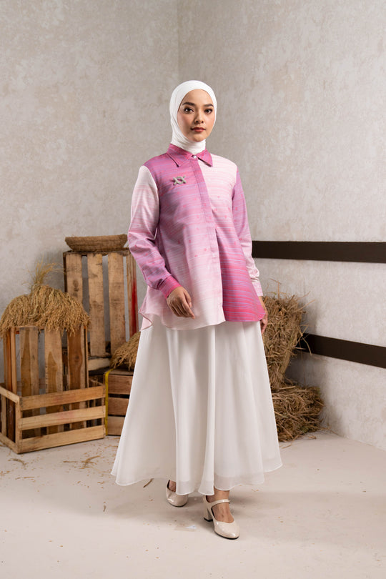 Sawarna Stripes Shirt Granita