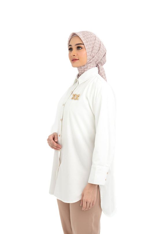 Shanaz Shirt Clear White