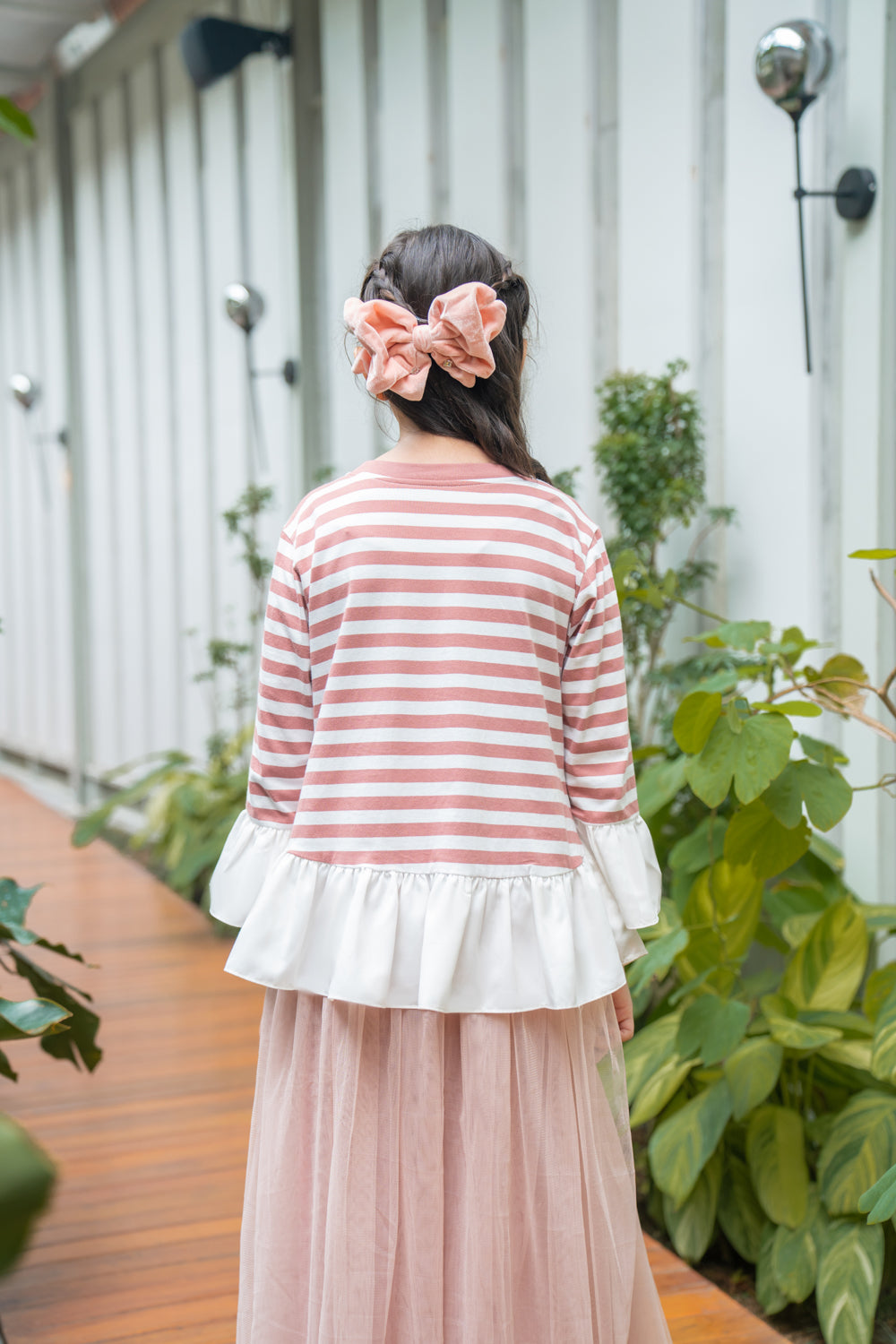 Viola Blouse Kids Coral Rose