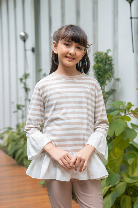 Viola Blouse Kids Sand Storm