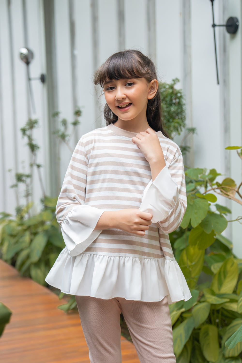 Viola Blouse Kids Sand Storm