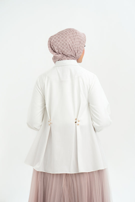 Camille Shirt White Dove