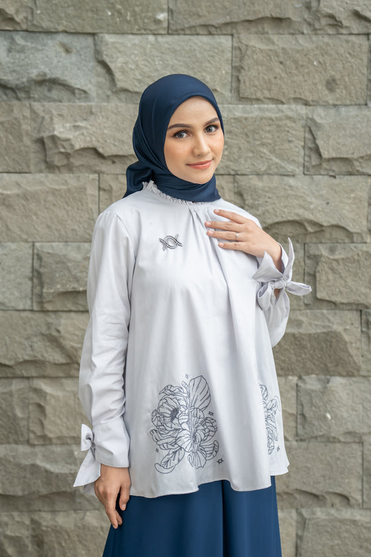 Maeve Blouse (Minor) Cloudy Grey