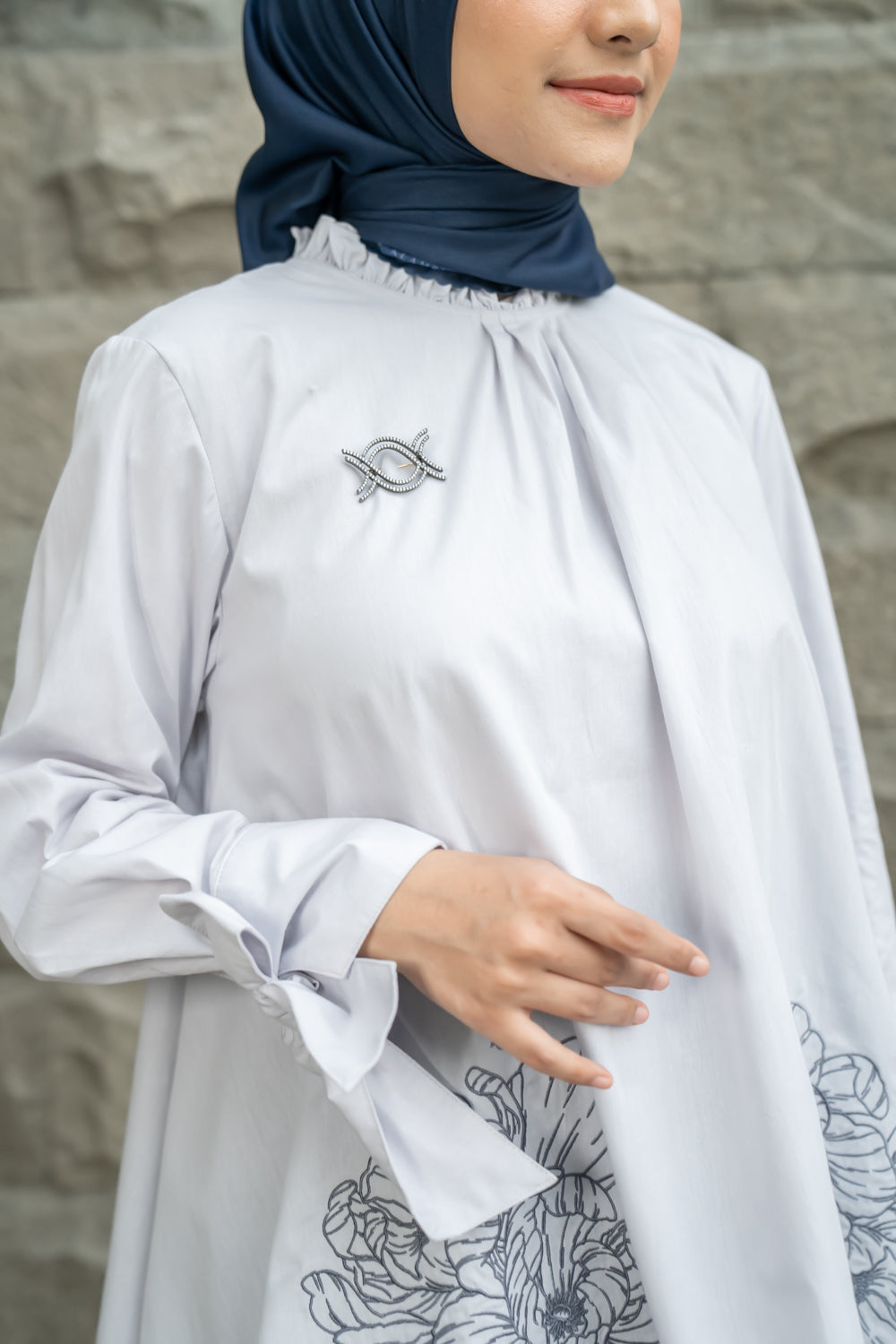 Maeve Blouse (Minor) Cloudy Grey
