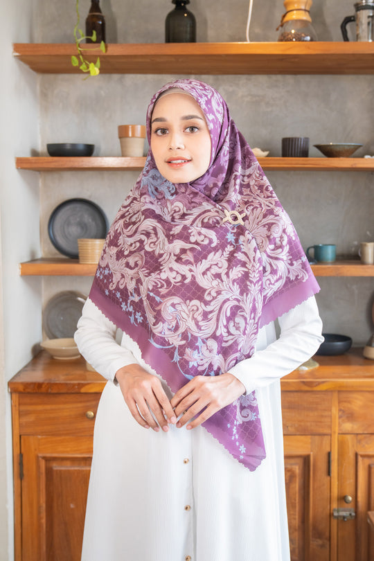 Danisha Scarf Syar'i Azalea Twist - Wearing Klamby