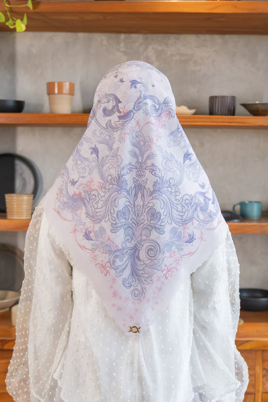 Danisha Scarf Silver Berry