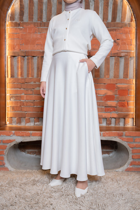 Villona Skirt Broken White