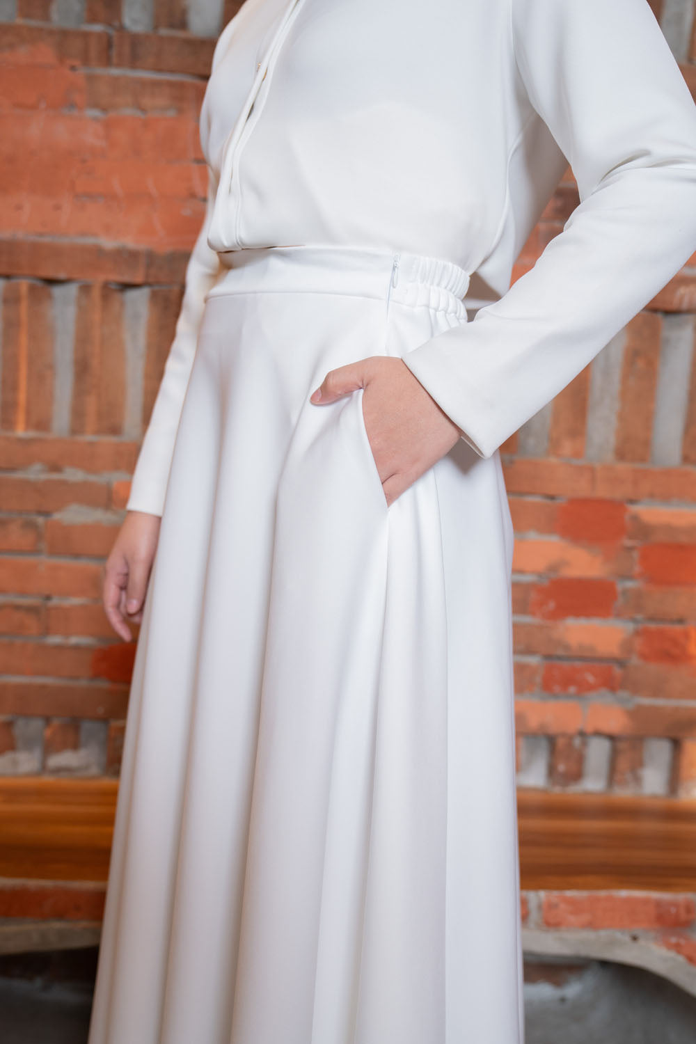 Villona Skirt Broken White