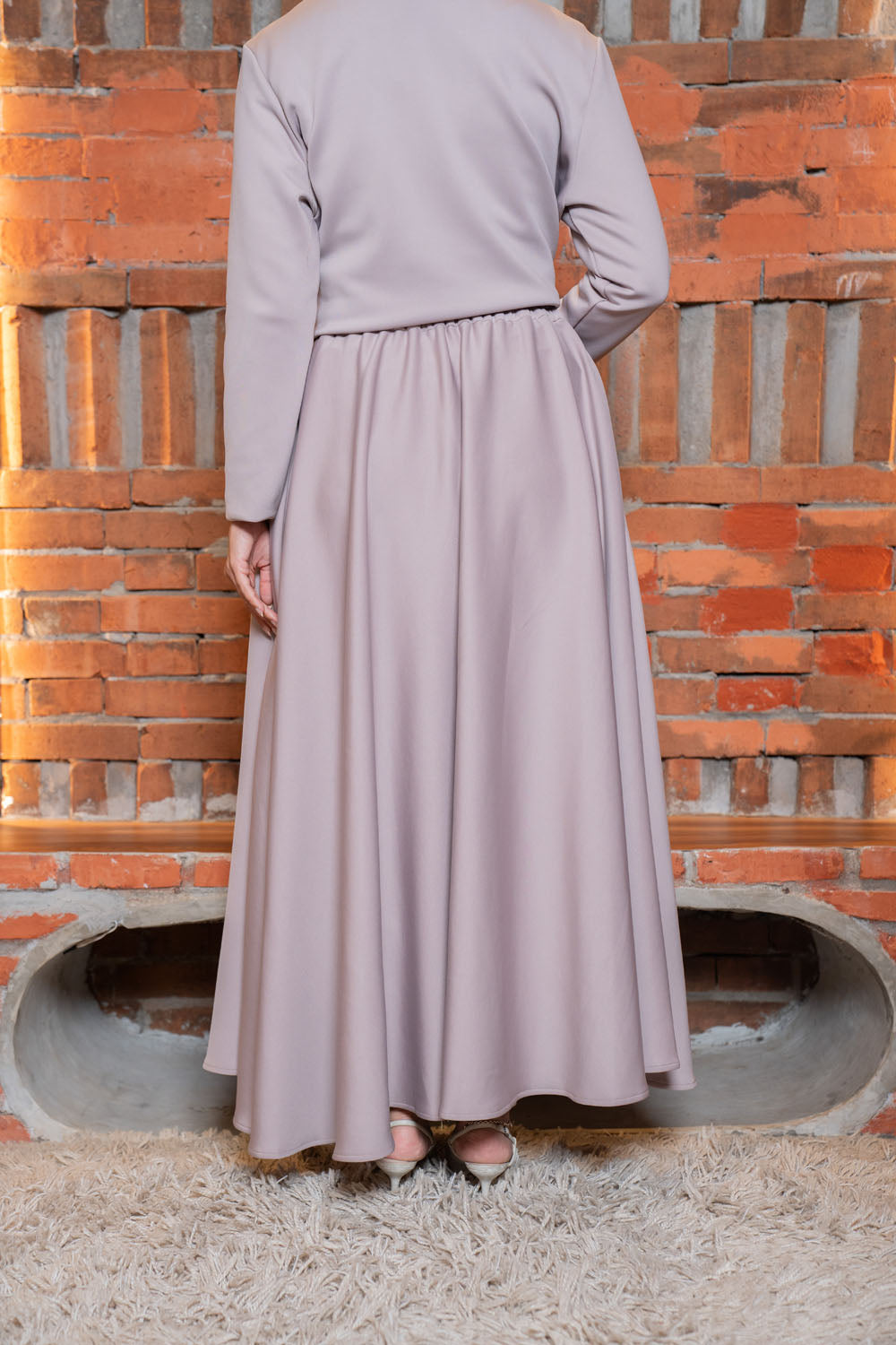 Villona Outer & Skirt Set Pumice Stone