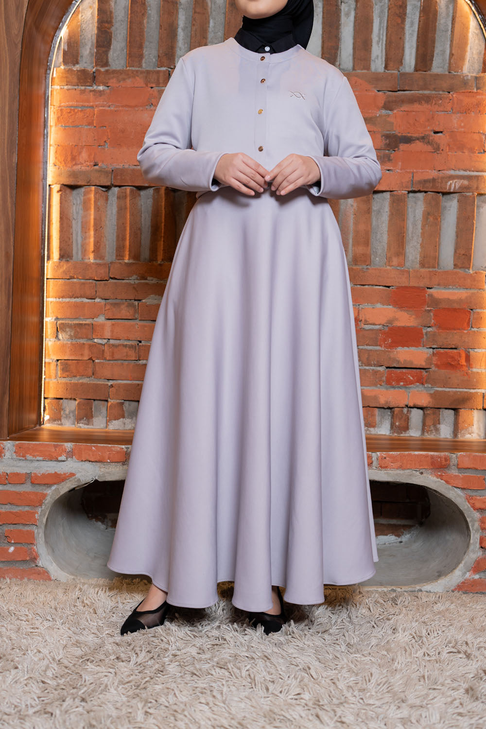 Anniversary Treats Villona Skirt Glacier Gray