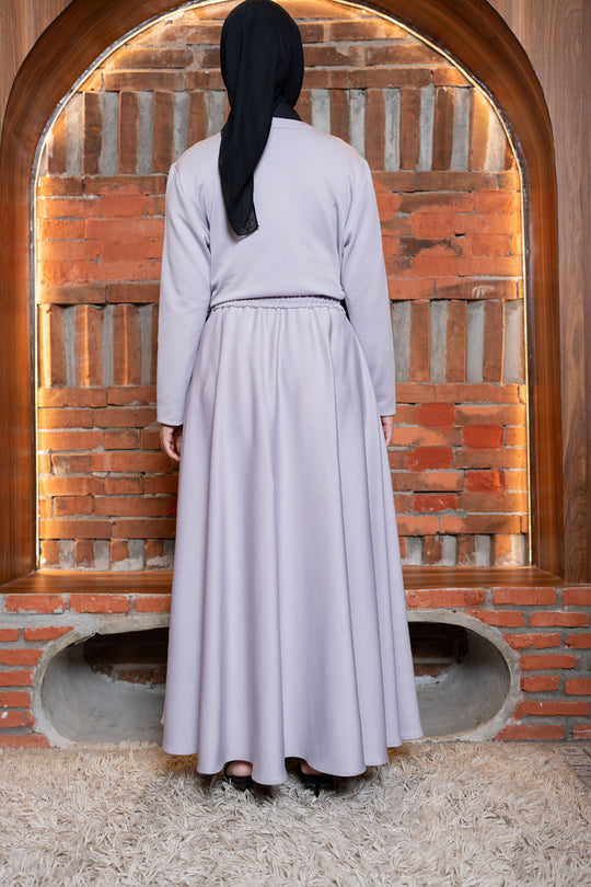 Villona Outer & Skirt Set Glacier Gray