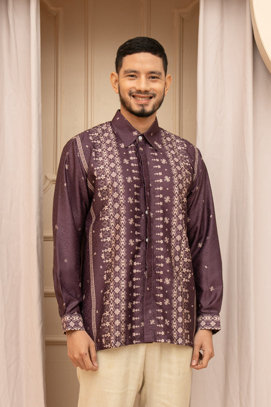 Magani Long Shirt Men Luster