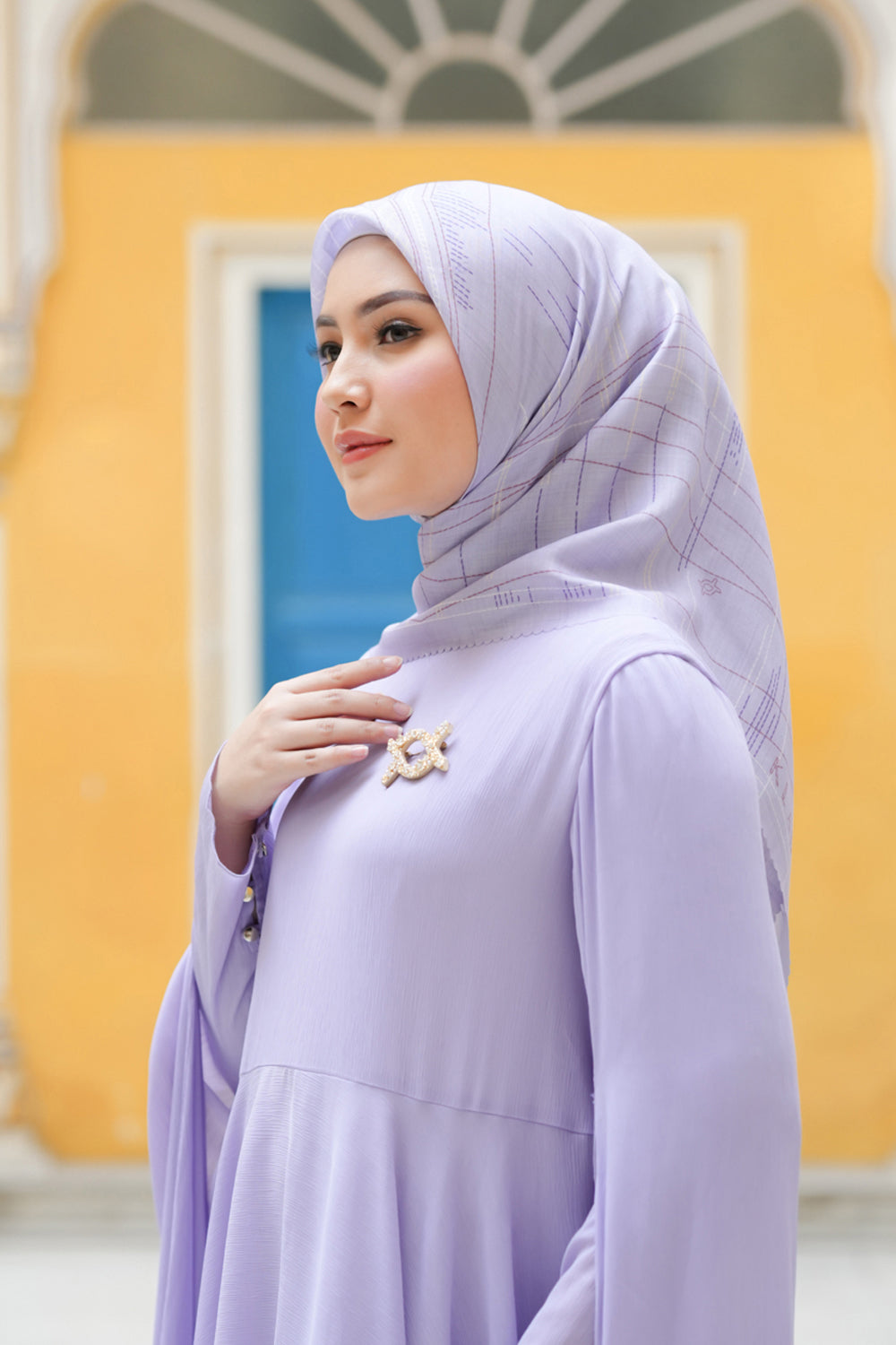 Maratha Scarf Pale Lavender