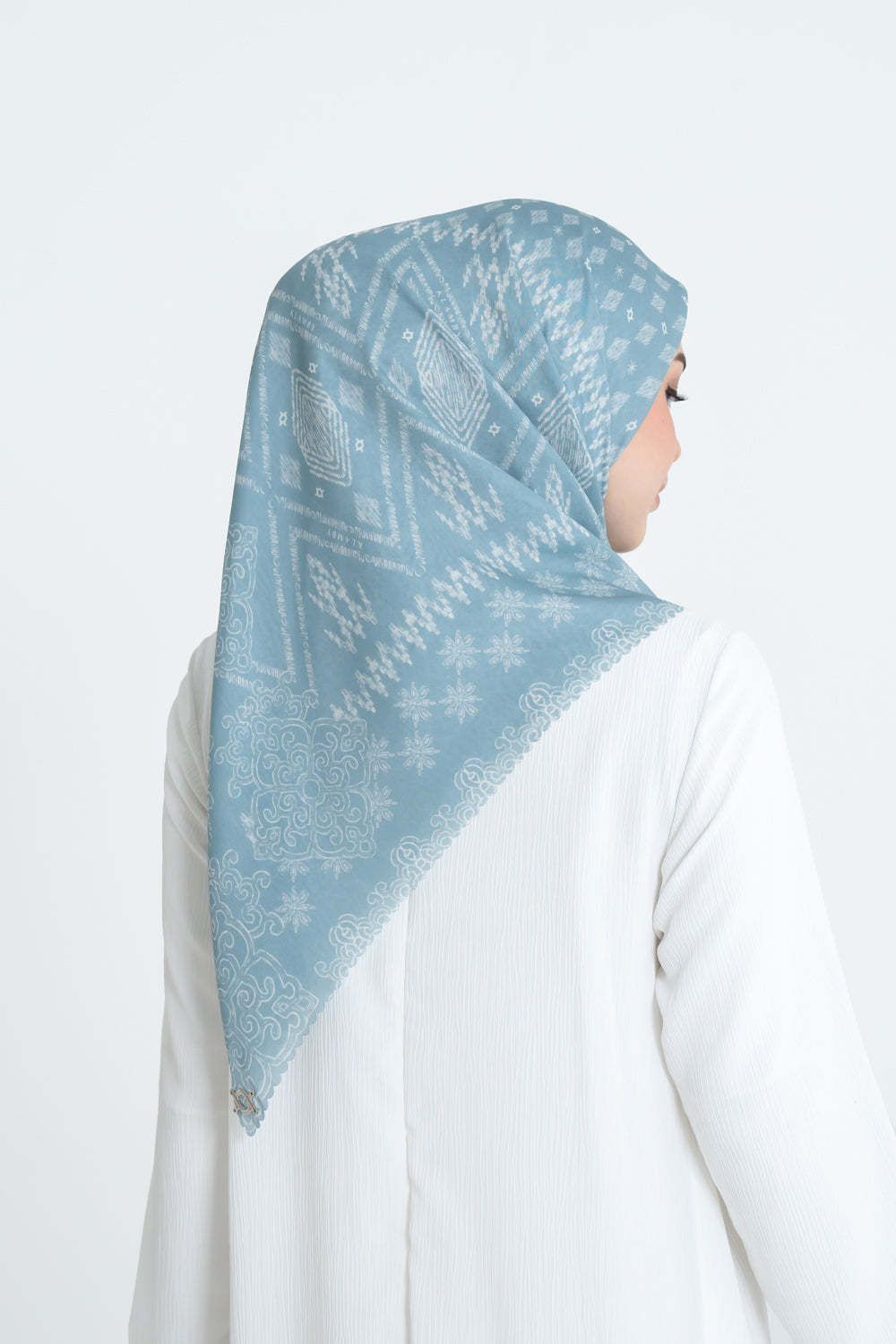 Tapis Scarf Extended Color Dusty Turquoise