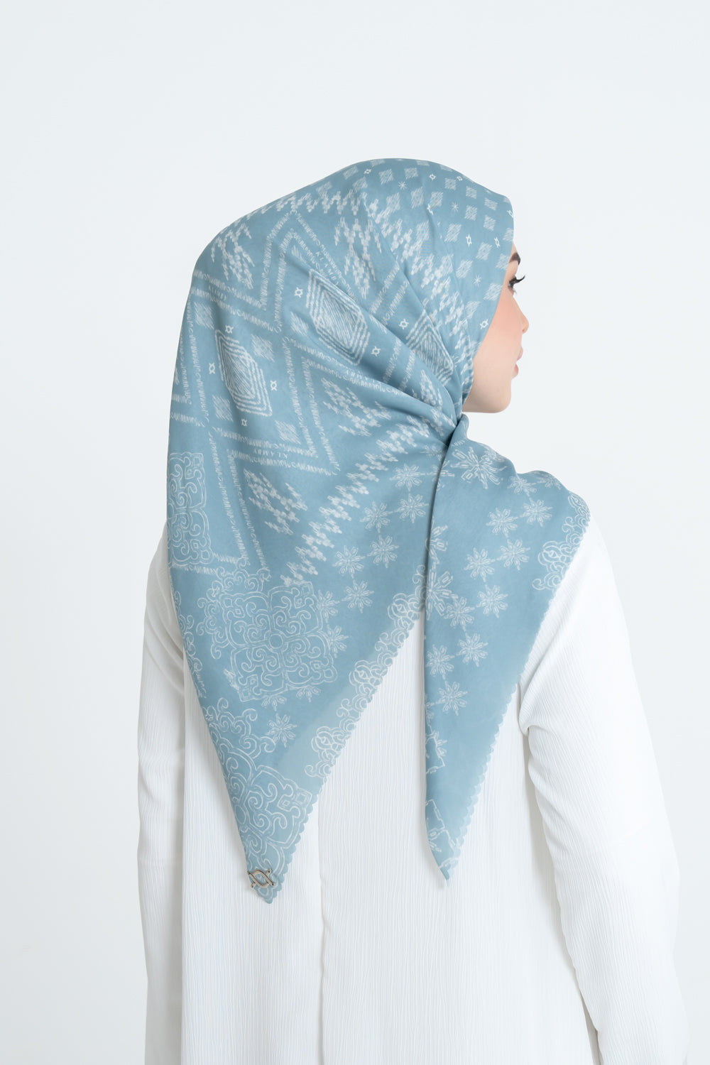 Tapis Scarf Extended Color Dusty Turquoise