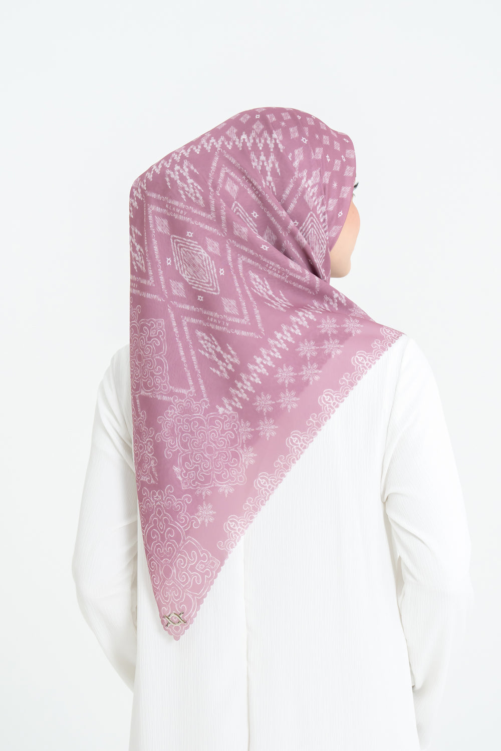 Tapis Scarf Extended Color Pink Puce