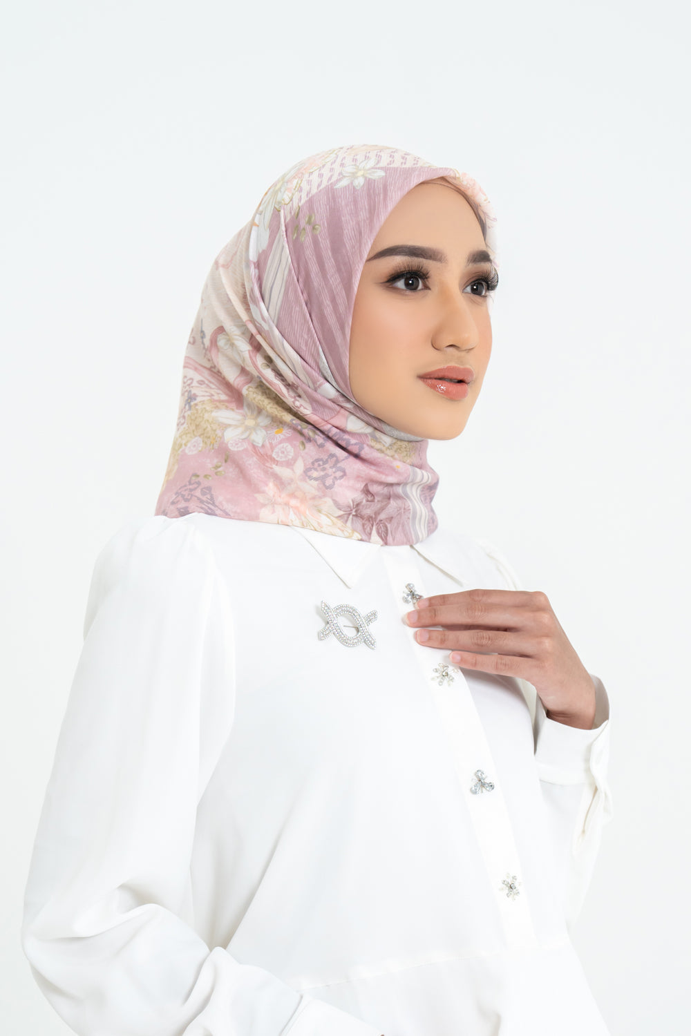 Zeya Scarf Sweet Chalk