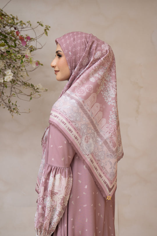 Biyya Scarf Syar'i 2.0 (Extended) Dusty Rose