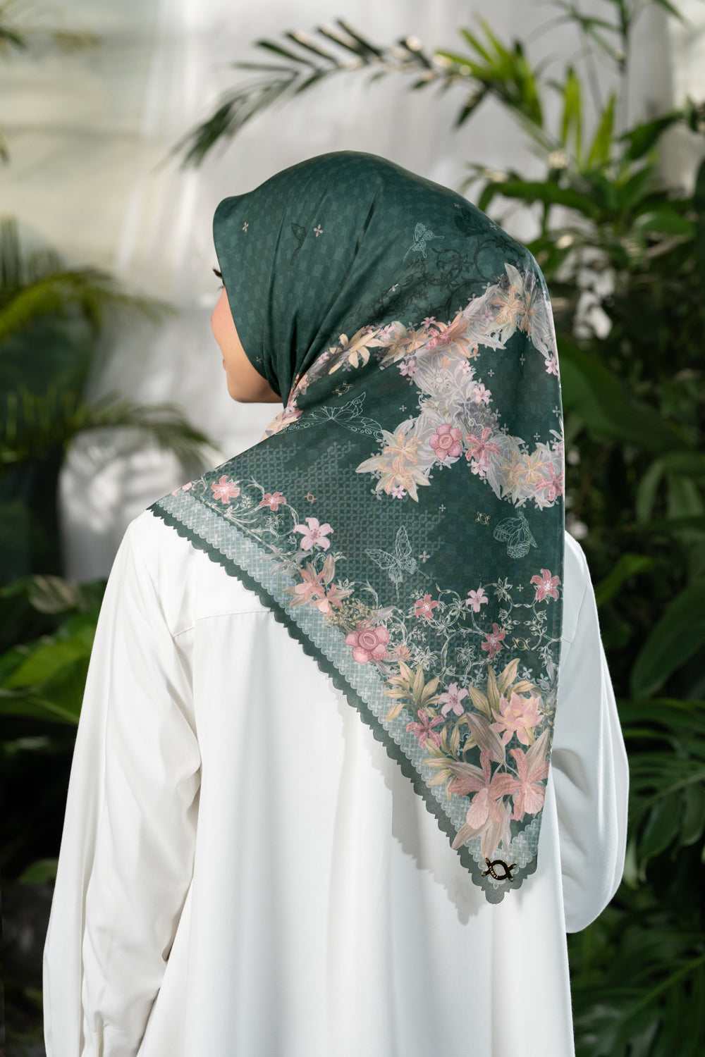 Seruni Scarf Hijau Zamrud