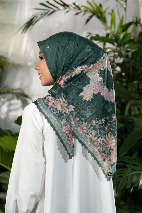 Seruni Scarf Hijau Zamrud