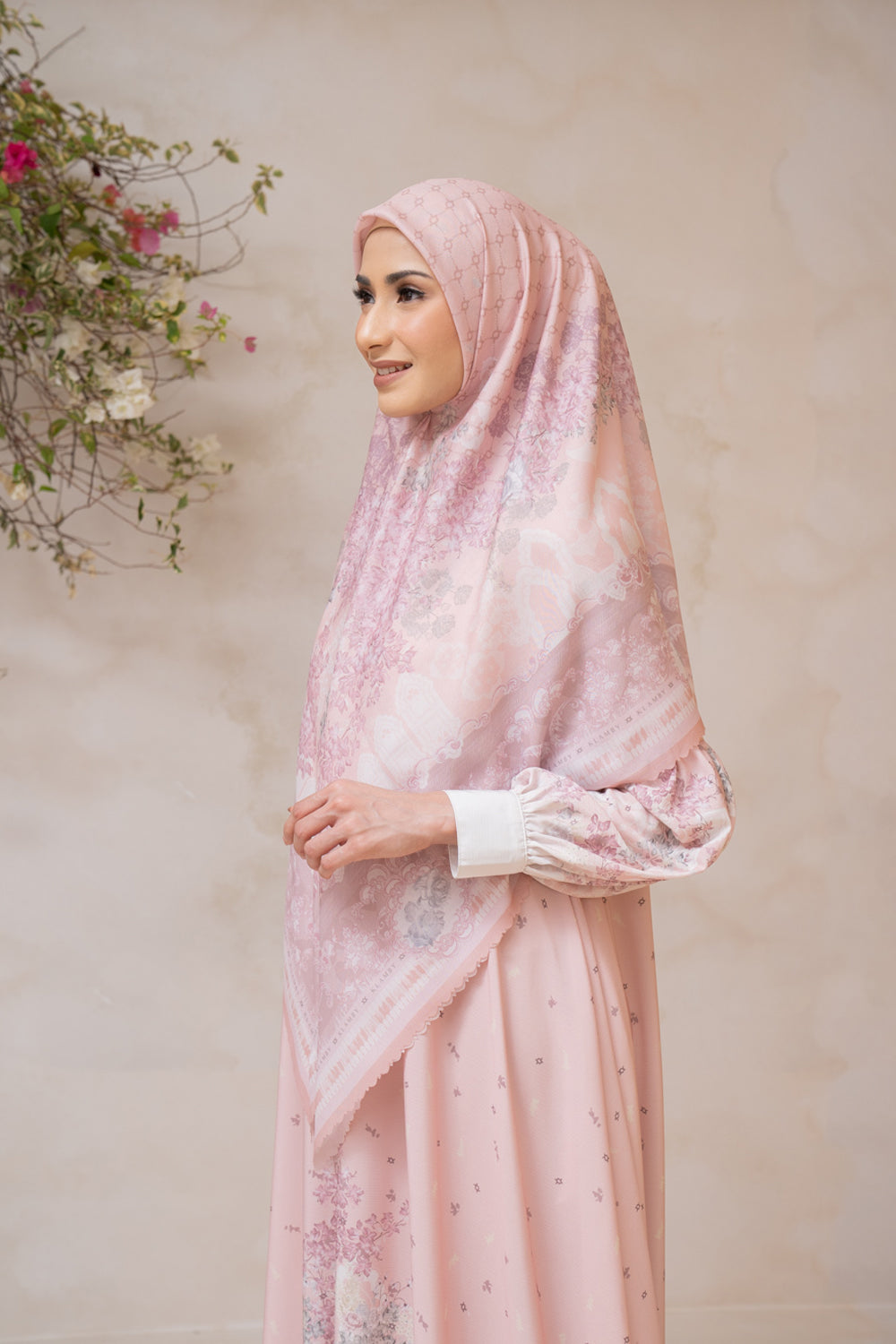 Biyya Scarf Syar'i 2.0 (Extended) Silky Peach