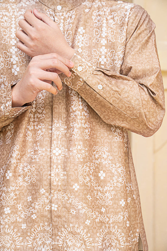 Malqaf Long Shirt Men Golden Delight