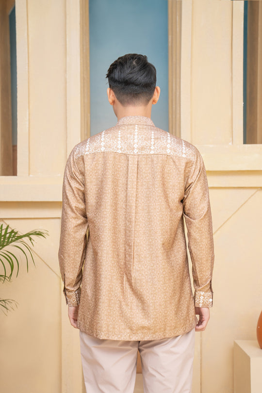 Malqaf Long Shirt Men (Minor) Golden Delight