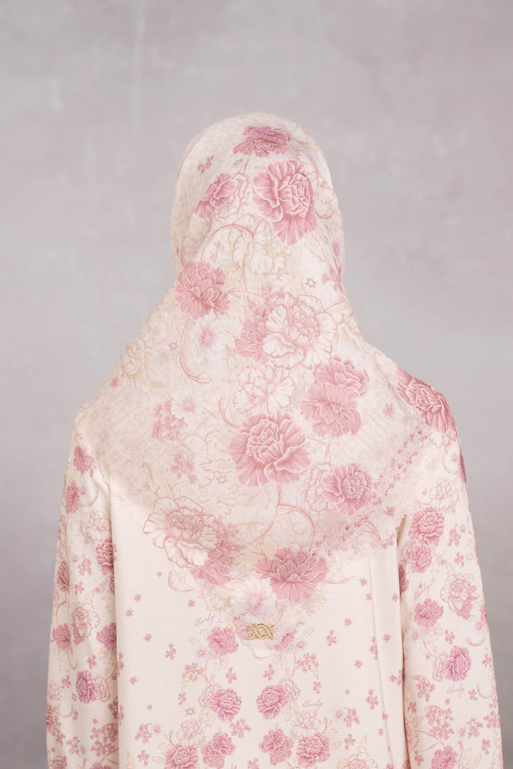 (Early Booking) Marjorie Scarf Creamy Rose