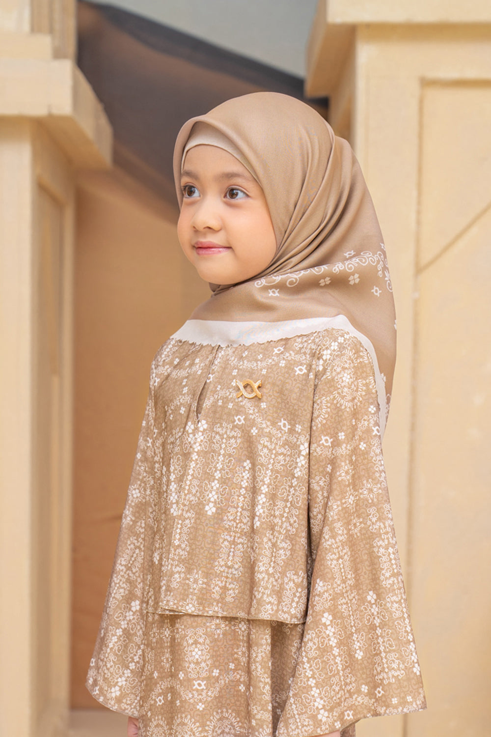 Malqaf Scarf Kids Golden Delight