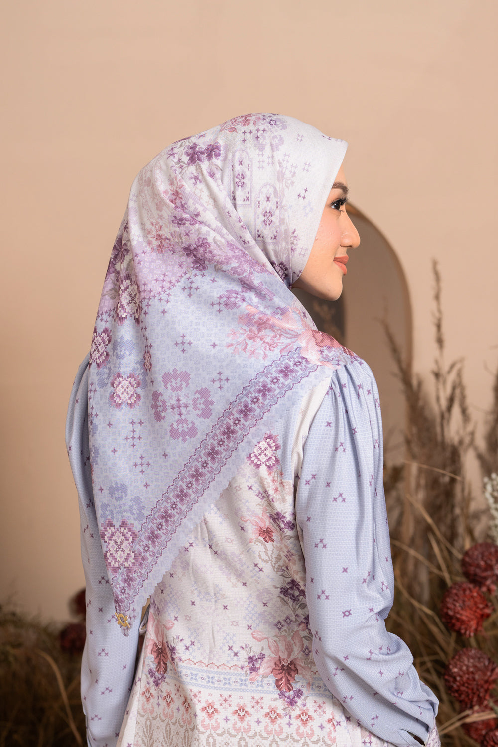 Pre Order - Kalola Scarf Lilac Hint