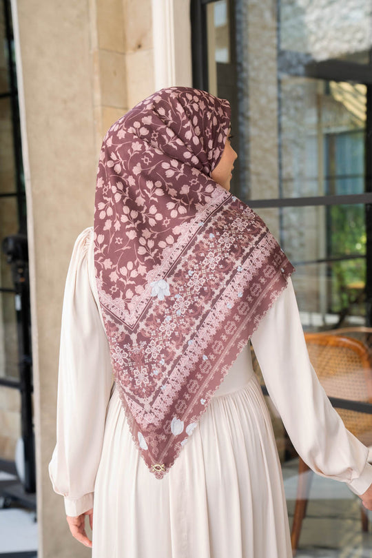 Sophia Scarf Syar'i Cherry Cider