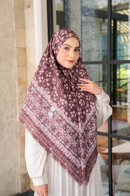 Sophia Scarf Syar'i Cherry Cider